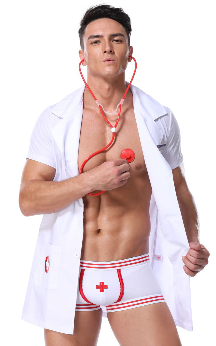F1902 sexy doctor costume for men